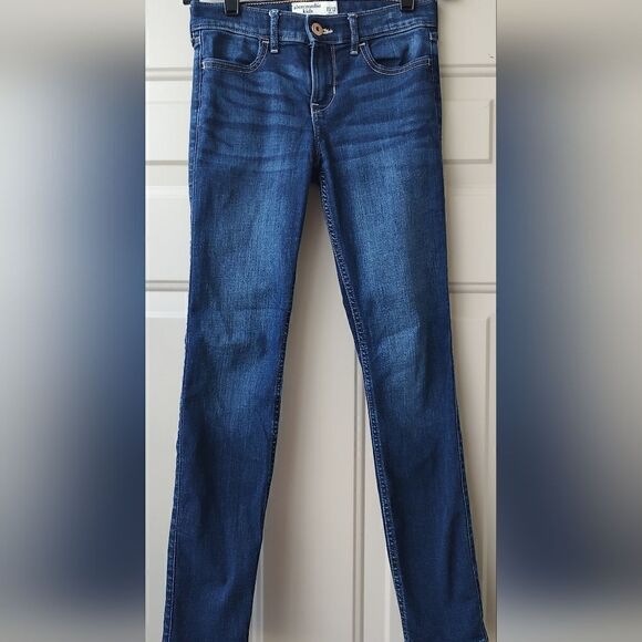Abercrombie Kids Super Skinny Jeans Size 11/12 - Picture 1 of 10